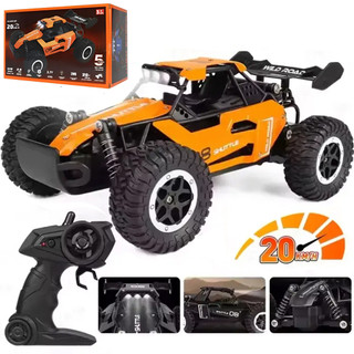 Carrinho de Controle Remoto 2.4g Off Road Super Rápido 20km/h Infantil Aluminio Recarregável Kizumba
