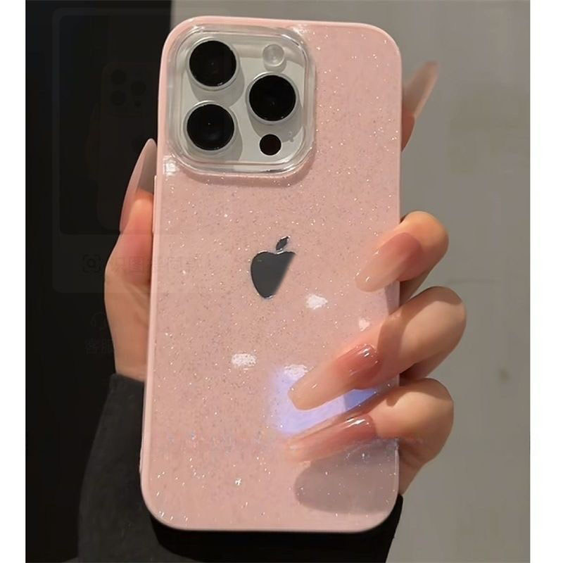 Capa Para Samsung S26 Ultra S25 S24 Plus S23 FE S22 S21 S20 A17 A07 A06 A15 A16 A56 A36 Luxo Glitter Sinal De Metal De T