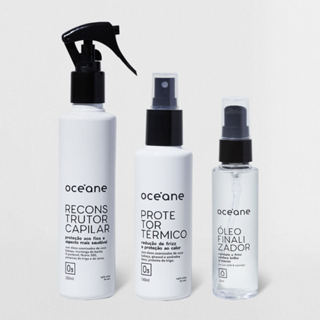 Kit Finalização Capilar Completa (reconstrutor + Protetor Térmico + Óleo) em Oferta na Shopee