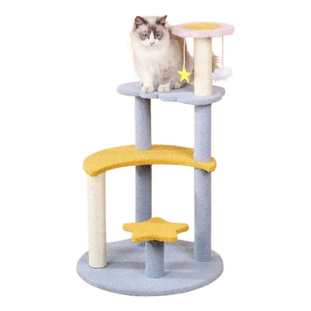 Árvore De Gatos Casinha Brinquedo Pet Arranhador Para Gatos