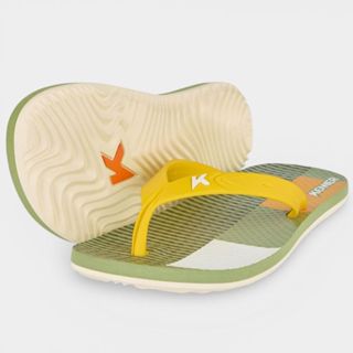 Chinelo Kenner Summer Grid Masculino - Verde e Amarelo em Oferta na Shopee