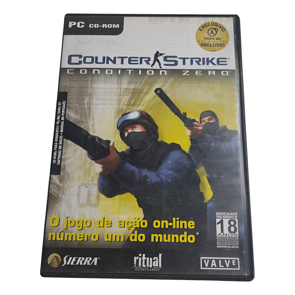 Game Pc Jogo - Counter Strike Condition Zero - Original (usado)