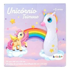 João Teimoso / Bobo / Teimosinho - Unicórnio Gigante inflável - Presente para todas as crianças