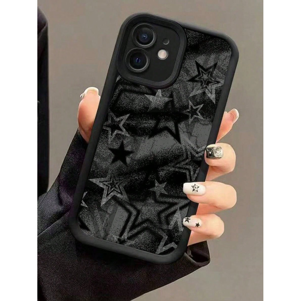 Softcase Anti-impacto grunge Estrela Padrão Para Redmi Nota 14 PRO K80 13C 14C 13 12 11 POCO X7 F7 ULTRA X6 X4