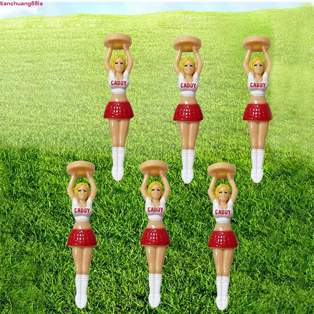 TIANCHUANG Cheerleaders Camiseta Feminina Golfista Beleza Novidade Acessórios De Golfe Suporte De Bola