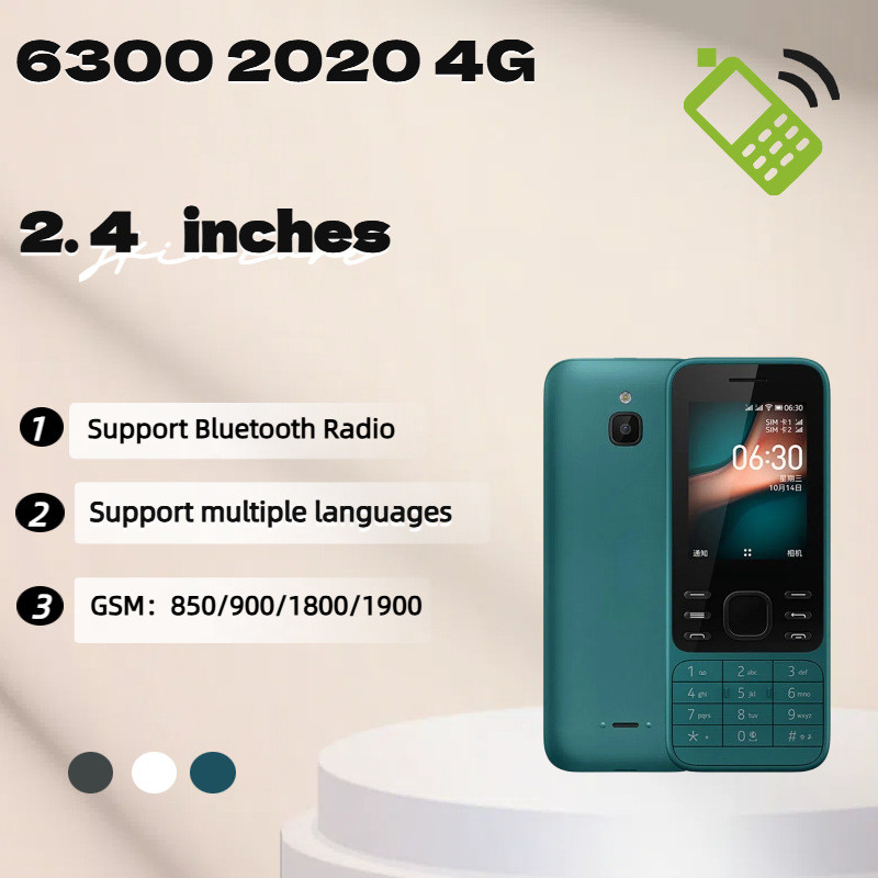 6300 4g Celular Estilo Celular Quad-Band Celular Gsm Telefone Cartão Duplo — R$ 292,05 em Shopee