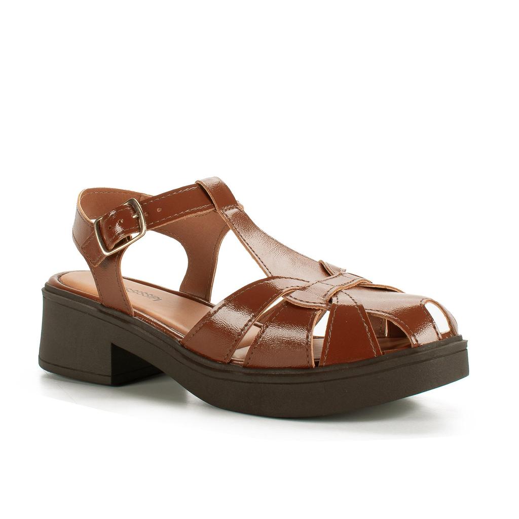 Sapato Mississipi de Salto Bloco Feminino J1472 em Oferta na Shopee