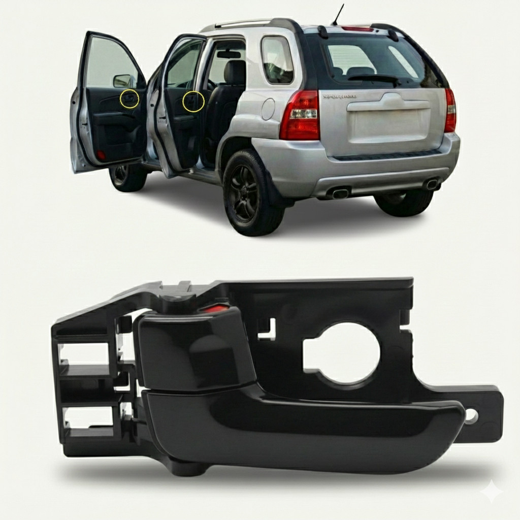 Maçaneta Interna Puxador Para Sportage 2006 2007 2008 2009 2010 SERVE PARA PORTA DIANTEIRA OU TRASEIRA