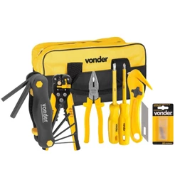 Kit Básico Para Eletricista Ferramentas Reparos Vonder