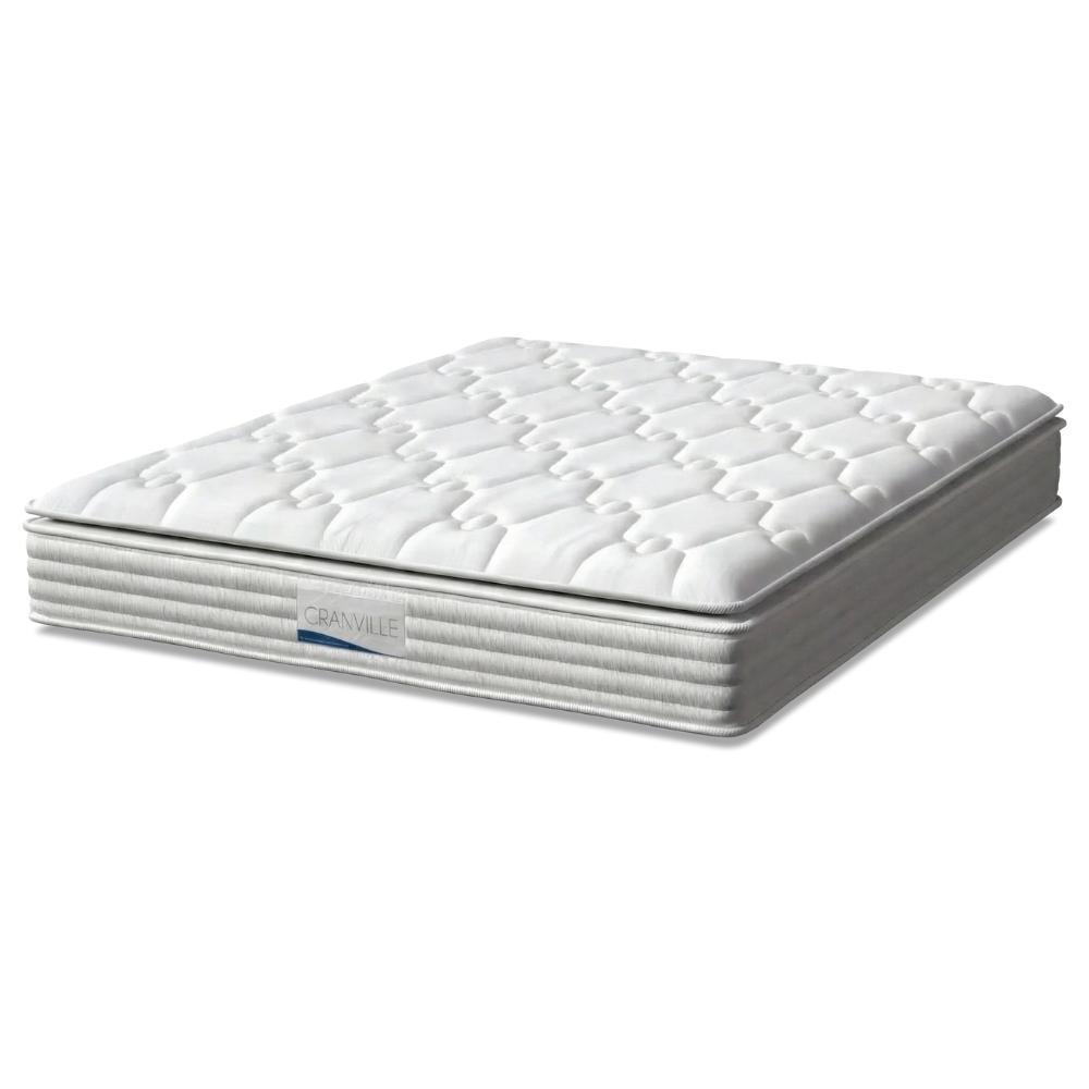 Colchão Casal Queen Molas Ensacadas Granville Com Pillow 158x198x28cm Branco Probel