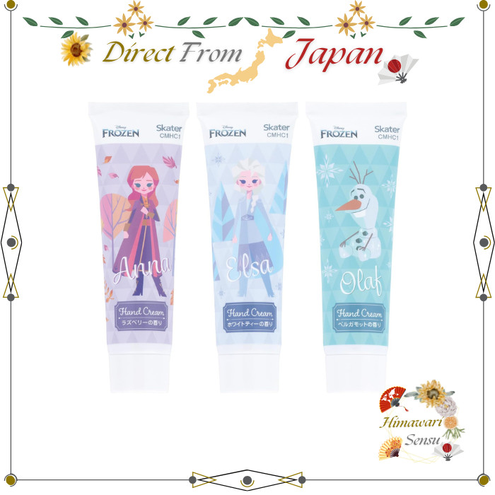 Creme Para As Mãos Frozen Skater Disney CMHC1 Anna Elsa Olaf Direto Do Japão