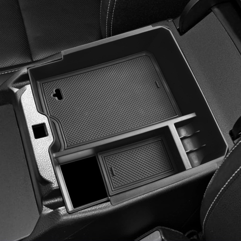 Organizador Do Console Central Compatível Com Acessórios Ford Ranger 2024 Bandeja De Inserção Caixa De Apoio De Braço De