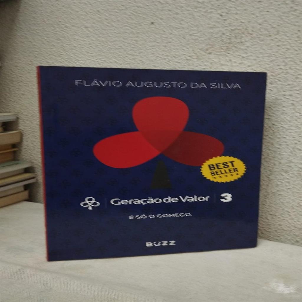 Geracao de Valor - vol 3 - É SO O COMEÇO autor Flavio Augusto da Silva