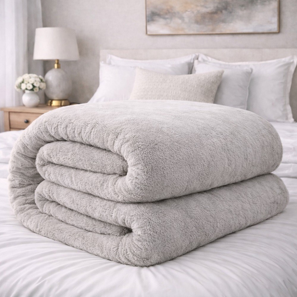 Cobertor King Corttex Super Soft 500g Alta Gramatura Microfibra Toque de Seda Grosso Volumoso Pesado