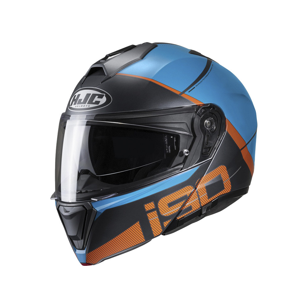 Capacete HJC I90 May - Azul/Laranja