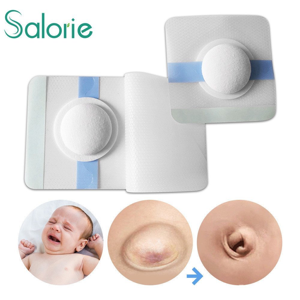 5/10 Pcs Faixa Umbilical para Bebê Adesiva Cinto para Hérnia Umbilical Adesivo Descartável