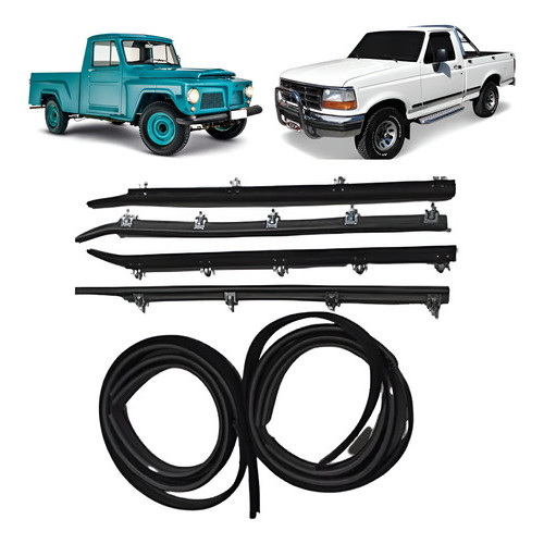Canaleta C/pestana Metal Le/ld F1000 F75 F85 Ford 72 A 92