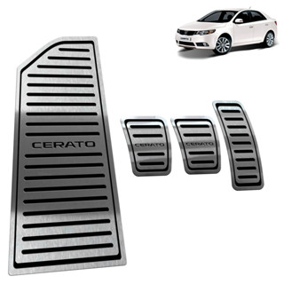 Kit Pedaleira Descanso Pé Compatível com Cerato 2009 até 2013 - Manual em Oferta na Shopee