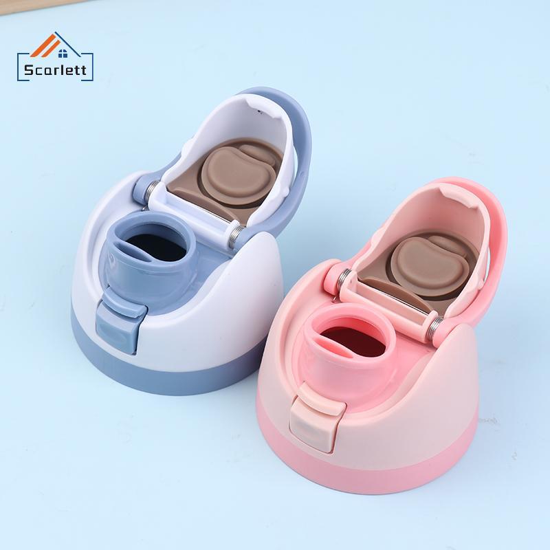 [Scarlett] 1 Unidade De Vazamento De Água De Reposição Com Um Botão , Tampa Superior Da Garrafa Para 16 Onças 24 32 40 [ em Oferta na Shopee