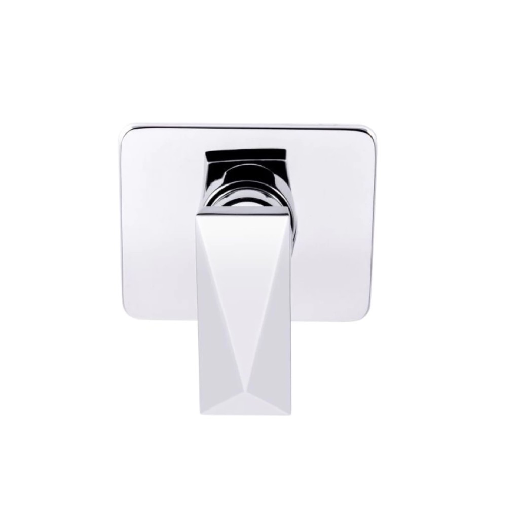 Acabamento Para Registro Monocomando Base Docol Modelo Diamante Cromado em Metal
