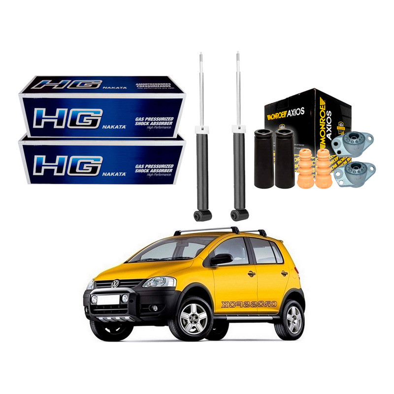 Kit Amortecedor Traseiro- Crossfox 1.6 2005 A 2010