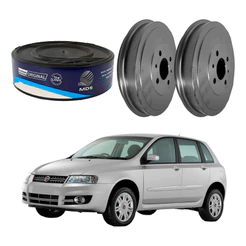 Tambor Freio Traseiro Fiat Stilo 1.8 2003 A 2011