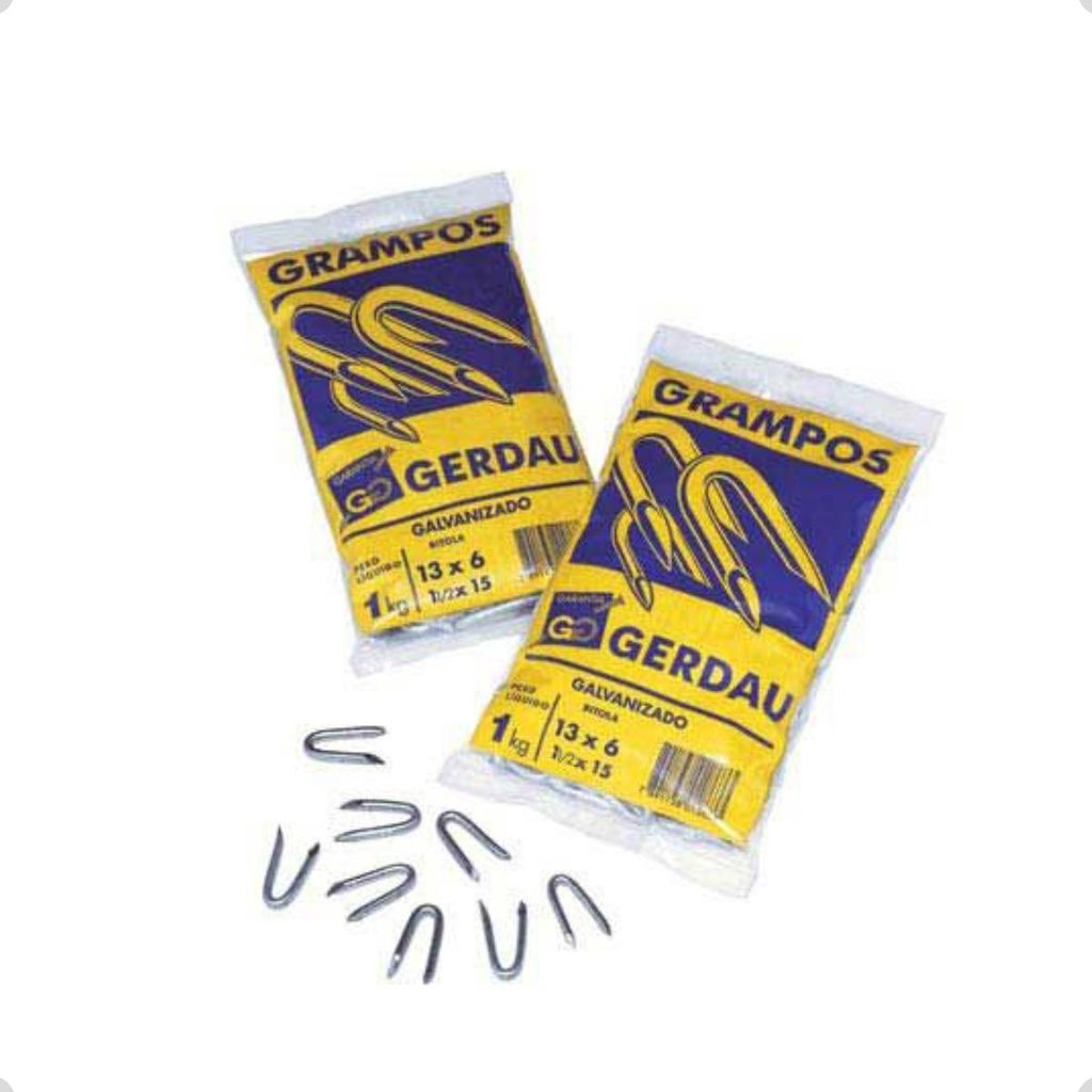 Grampo Para Cerca 19x11 Pcte 1kg Gerdau