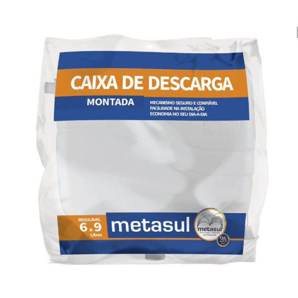 Caixa de Descarga 9 Litros Inova Ecologica Metasul Cores