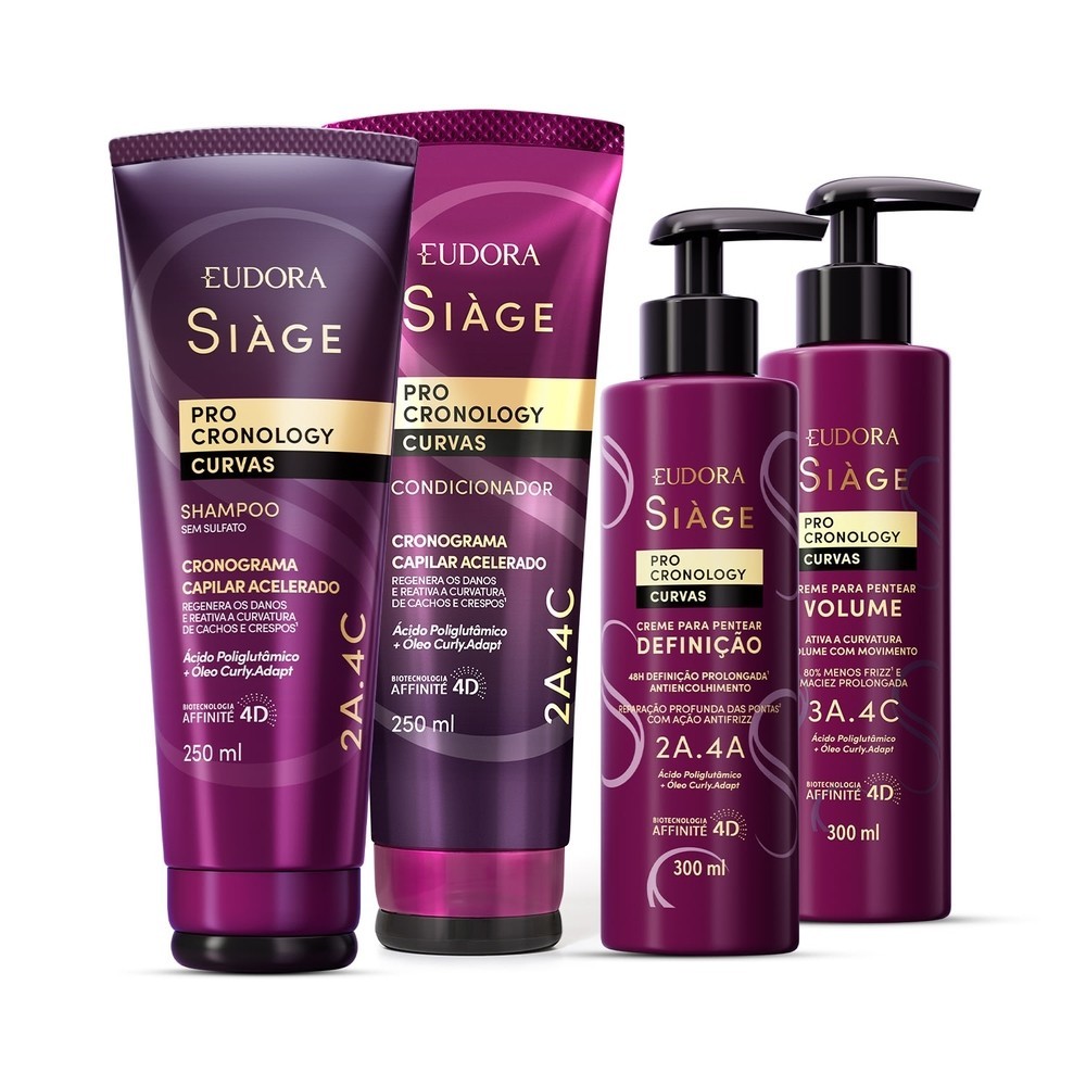 Combo Siàge Pro Cronology Curvas (4 itens)