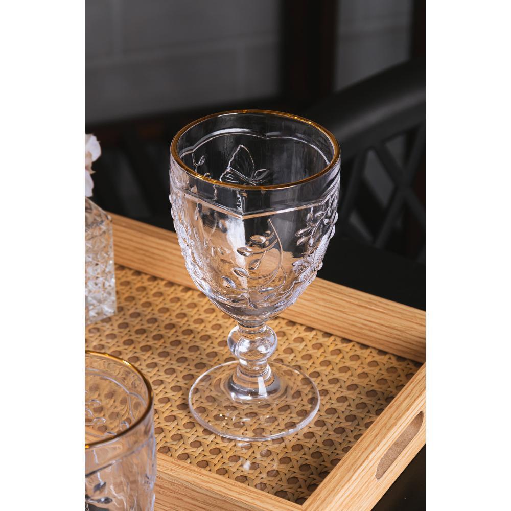 Taça de Água Lyor New Butterfly com Fio de Ouro Cristal em Oferta na Shopee