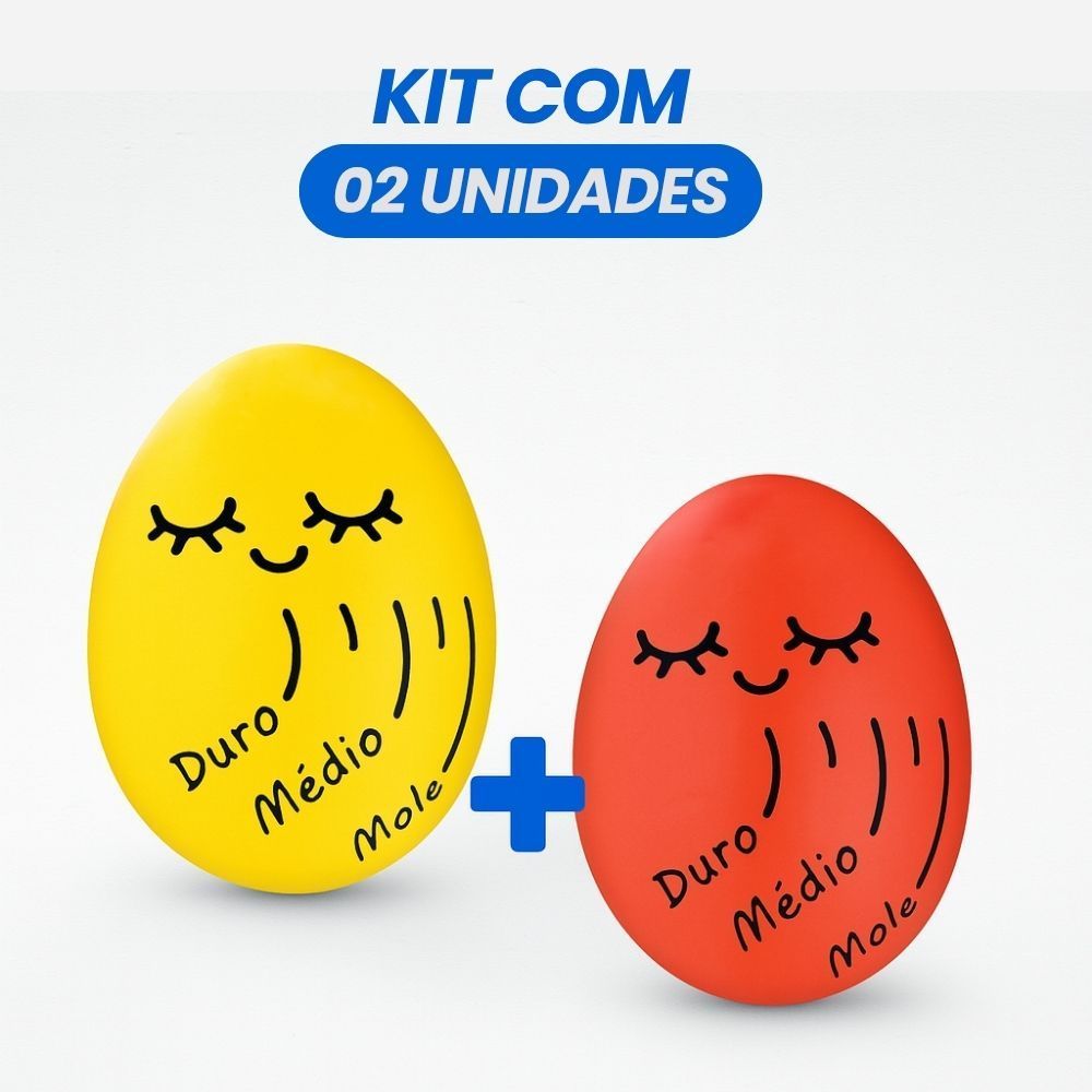 Timer de Ovo Cozido no Ponto Temporizador Resina Não Tóxica Mollet p/Cozinha