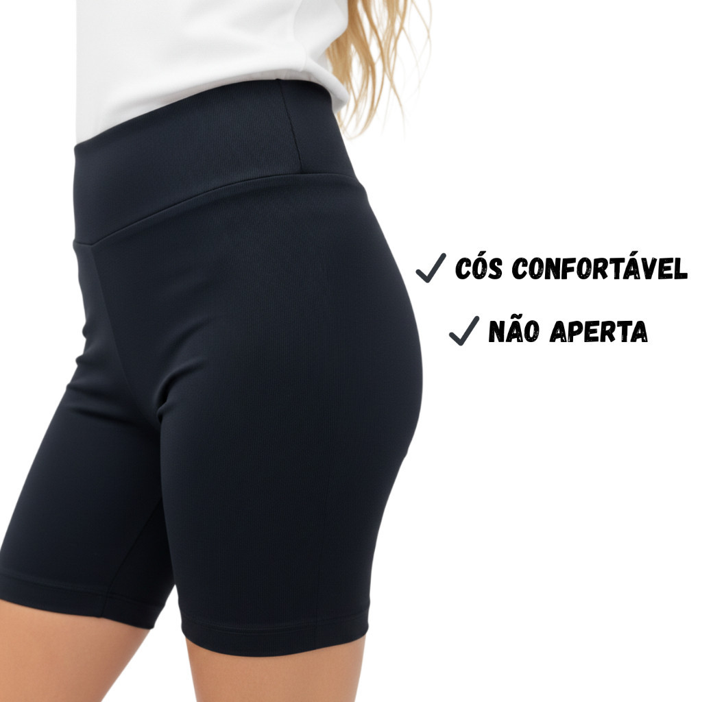 Shorts Ciclista Infantil e Juvenil Preto Menina - Bermuda Básica Lisa Leve Escola Uniforme em Oferta na Shopee
