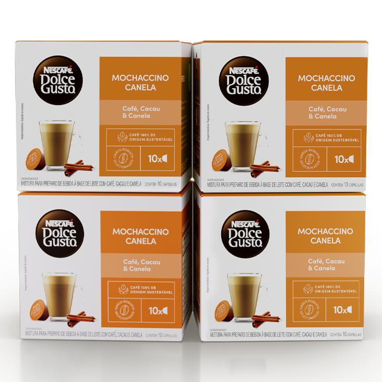 Kit 40 cápsulas Mochaccino Canela - Nescafé Dolce Gusto em Oferta na Shopee