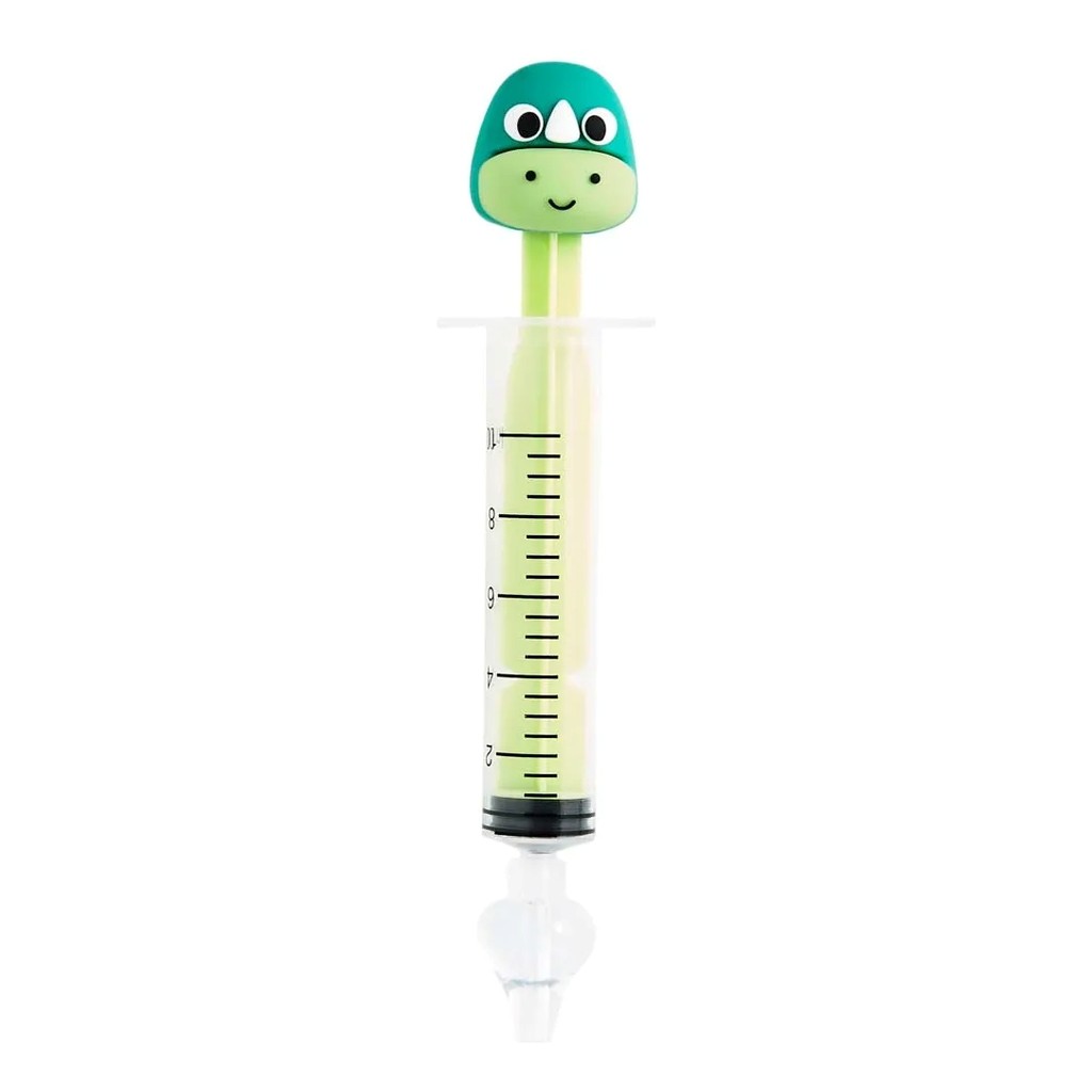 Lavador Nasal Buba Seringa Bico Em Silicone Reutilizavel Zoo Dino