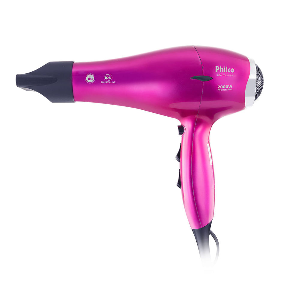 Secador de Cabelos Philco PSC02R Beauty Shine  2000W em Oferta na Shopee