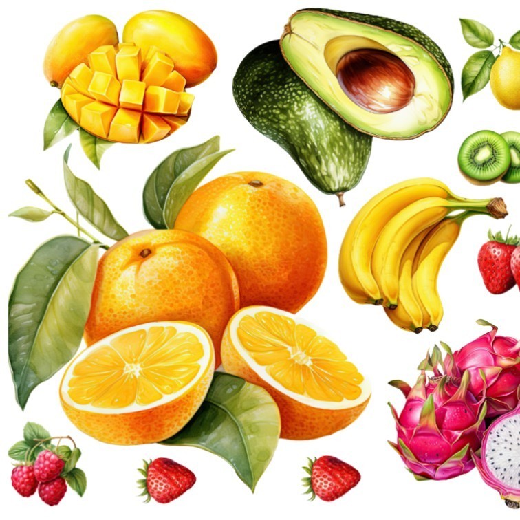 DTF Transfer Termocolante Imagem Téxtil Tutti Frutti +10 Imagens Maria Flor Tecidos em Oferta na Shopee