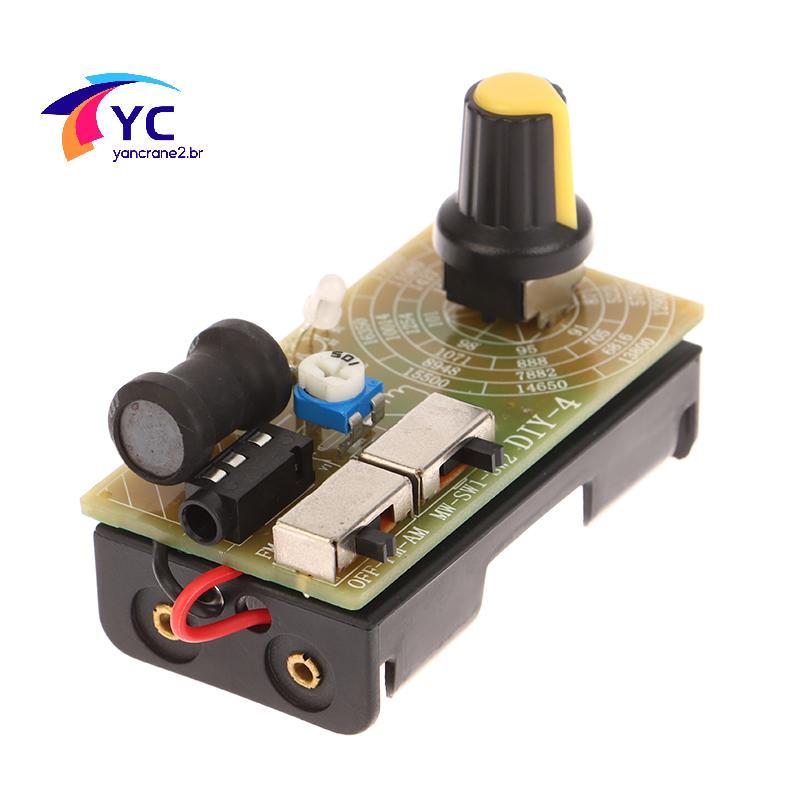 YCBR AM/FM/SW Onda Média Rádio De Ondas Curtas Receptor De Banda Completa Módulo De Fone De Ouvido Volume Ajustável .