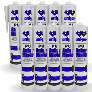 Caixa de 10 Pu 40 AnkerMix Selante Cola Adesivo Poliuretano em Oferta na Shopee