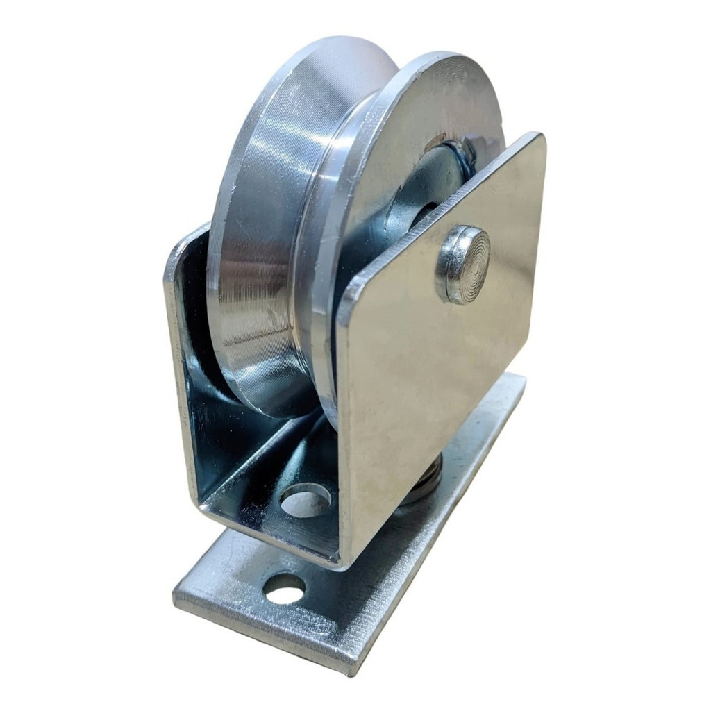 Roldana Giratória ROTEC Aço V 2 1/2 Polegadas Diâm 63 Mm Portão em curva