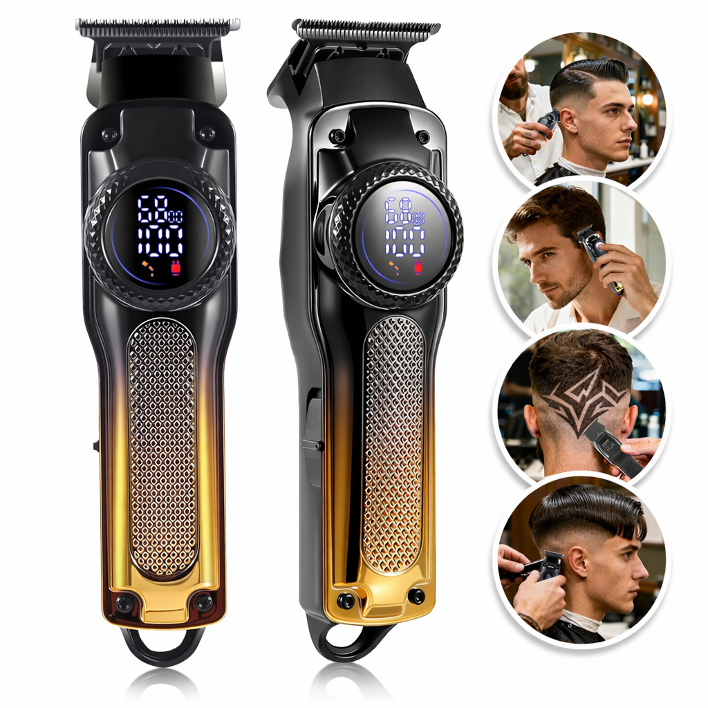 Aparador Profissional de Cabelo e Barba com Lâmina em T em Oferta na Shopee