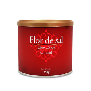 Flor de Sal Cimsal 350g Qualidade Premium - Pirâmide em Oferta na Shopee