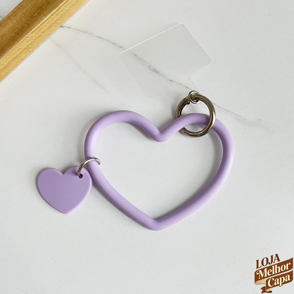Para Love Anel Amor De Celular Com Coração Telephone Bracelet Doce Colorido