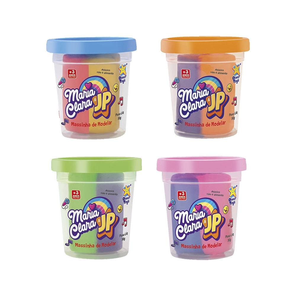 Massa de Modelar Divertoys Maria Clara e Jp - Item Sortido em Oferta na Shopee