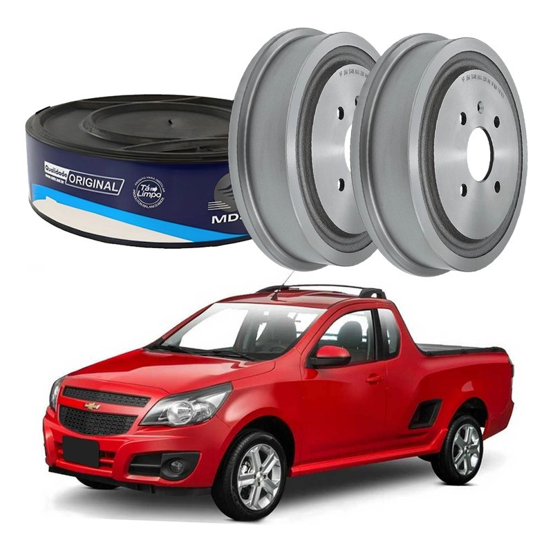 Tambor Freio Traseiro Montana 1.4 2011 A 2020 em Oferta na Shopee