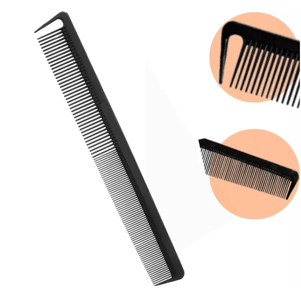 Pente profissional ionizado grande com separador de mechas