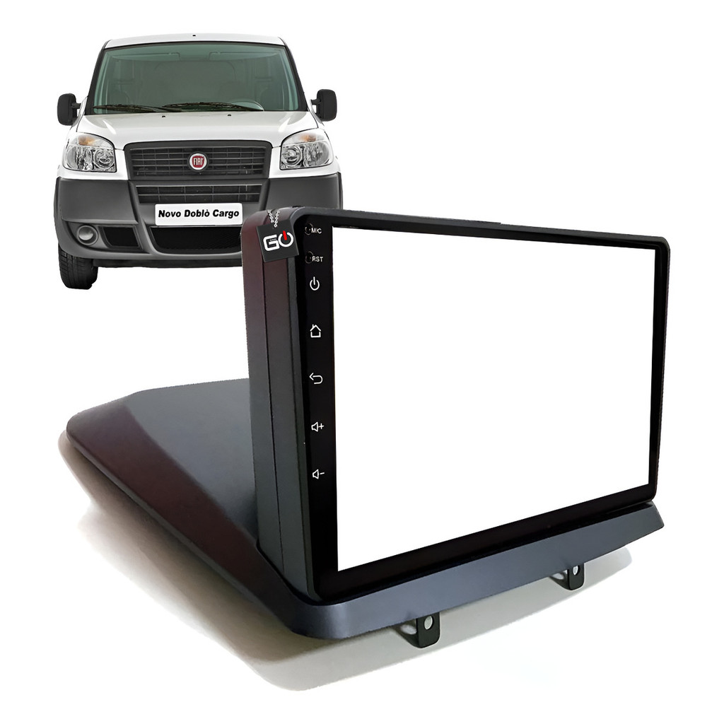 Moldura 2din Painel Multimidia 9 Polegadas Doblo 2000-2022