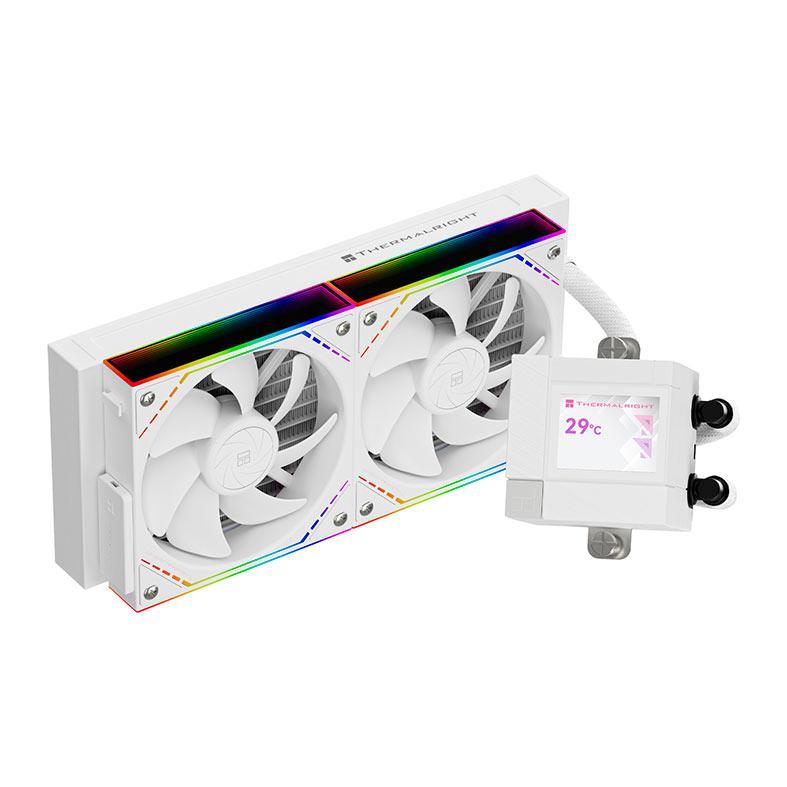 Water Cooler Thermalright Core Matrix Vision 240 ARGB 240mm Branco TL-CORE-MATRIX-240-VISION-ARGB-WH