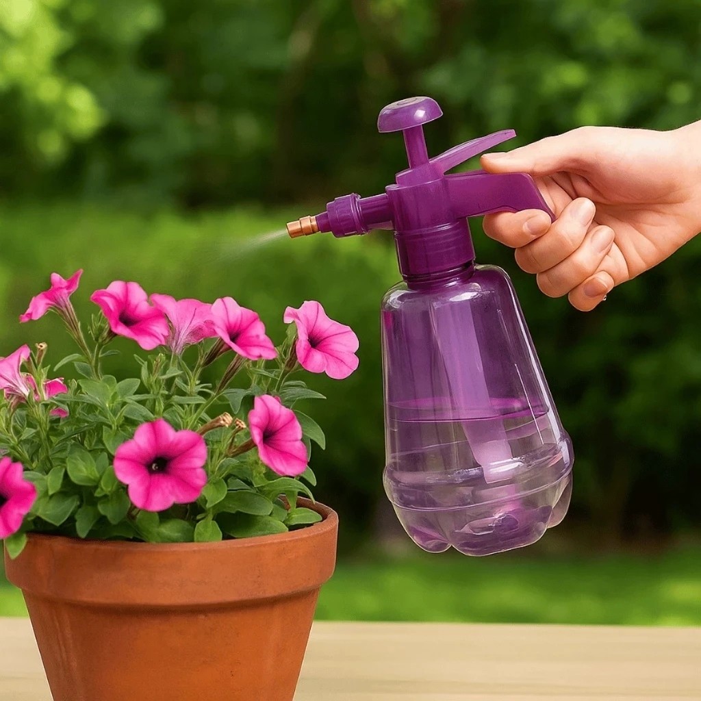 Pulverizador Borrifador Manual Jardim Plantas Vidros Janela Regador Spray Garrafa Esguicho