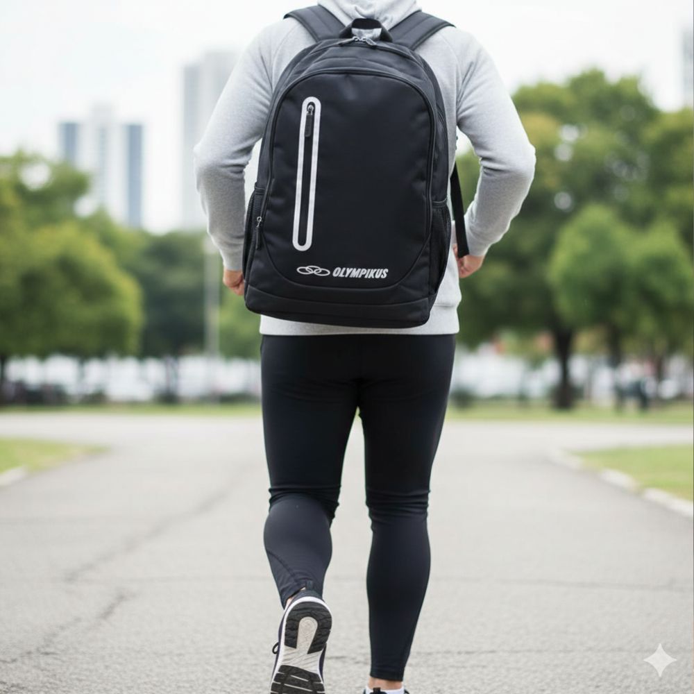 Mochila Unissex Olympikus Braze Preto/prata