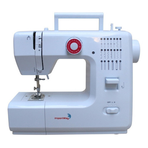 Máquina De Costura Reta Importway Portátil Branco 20 Pontos Iwmc-508 em Oferta na Shopee